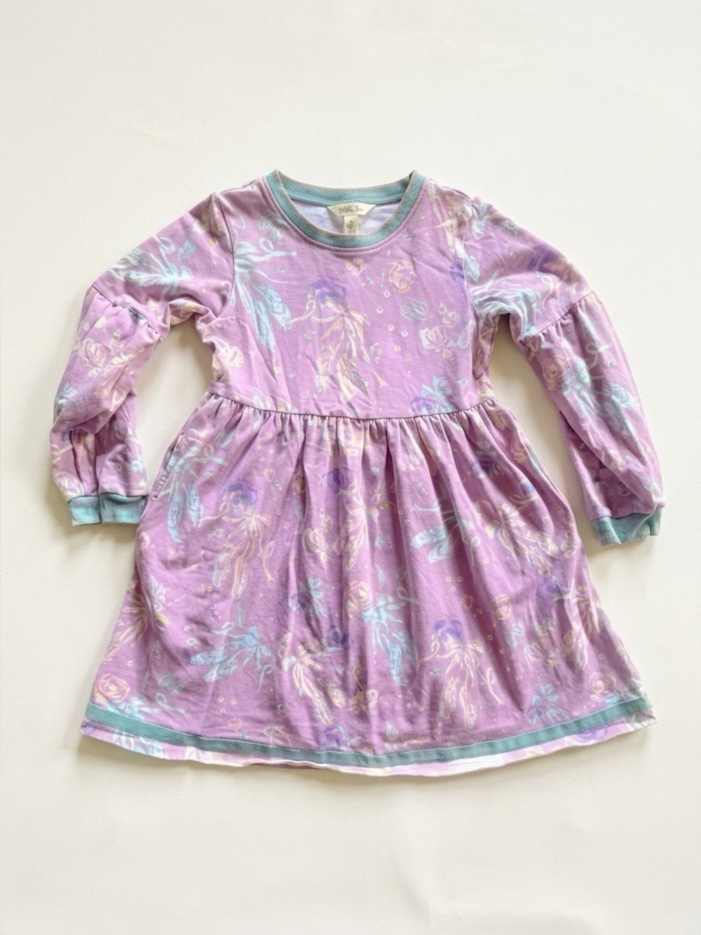 Matilda Jane Size 8 Heart to Heart On Pointe Ballet Lap Dress Purple Gold Spark